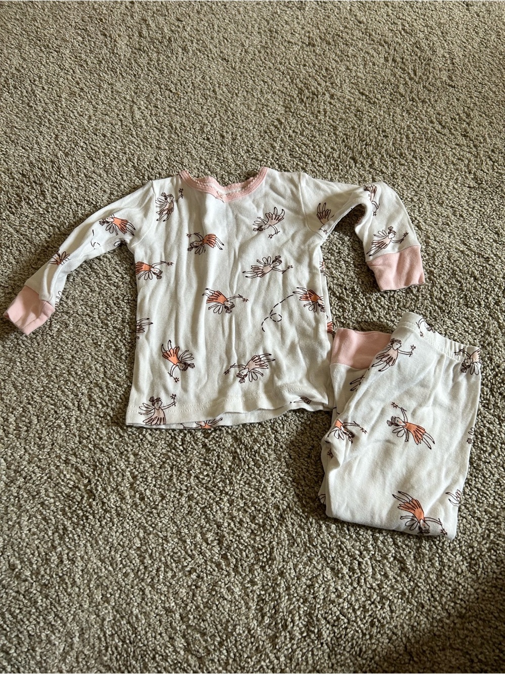 Carters 12 Month Fairy PJ Set